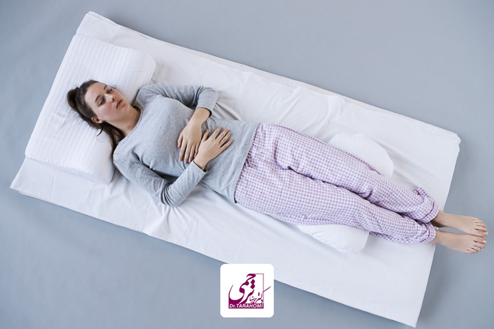 نکات مهم خوابیدن بعد از عمل لیپوماتیک